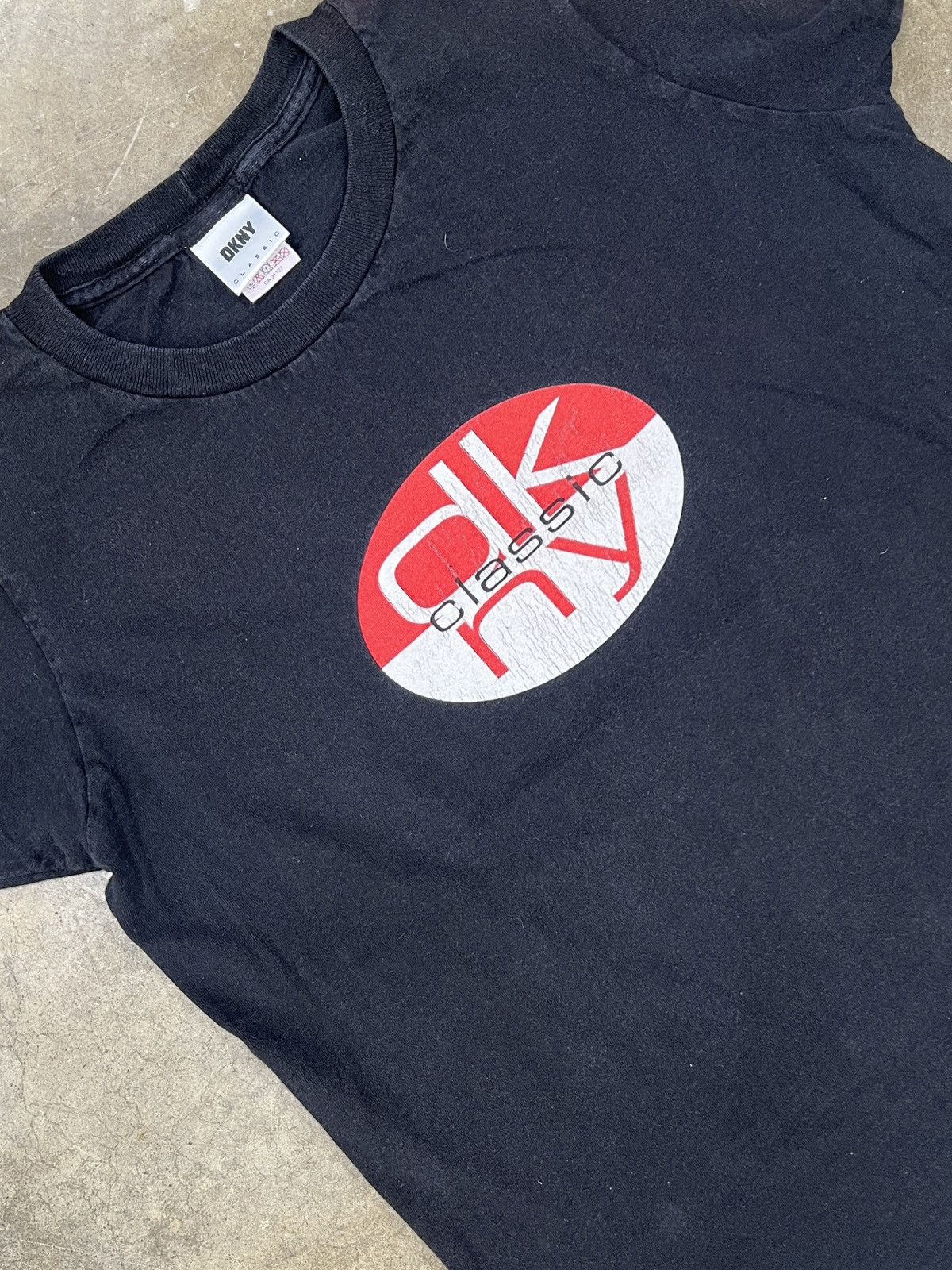 Vintage Dkny Classic Graphic Tee Medium Hoodie, Sweatshirt | FlexRushtees.com