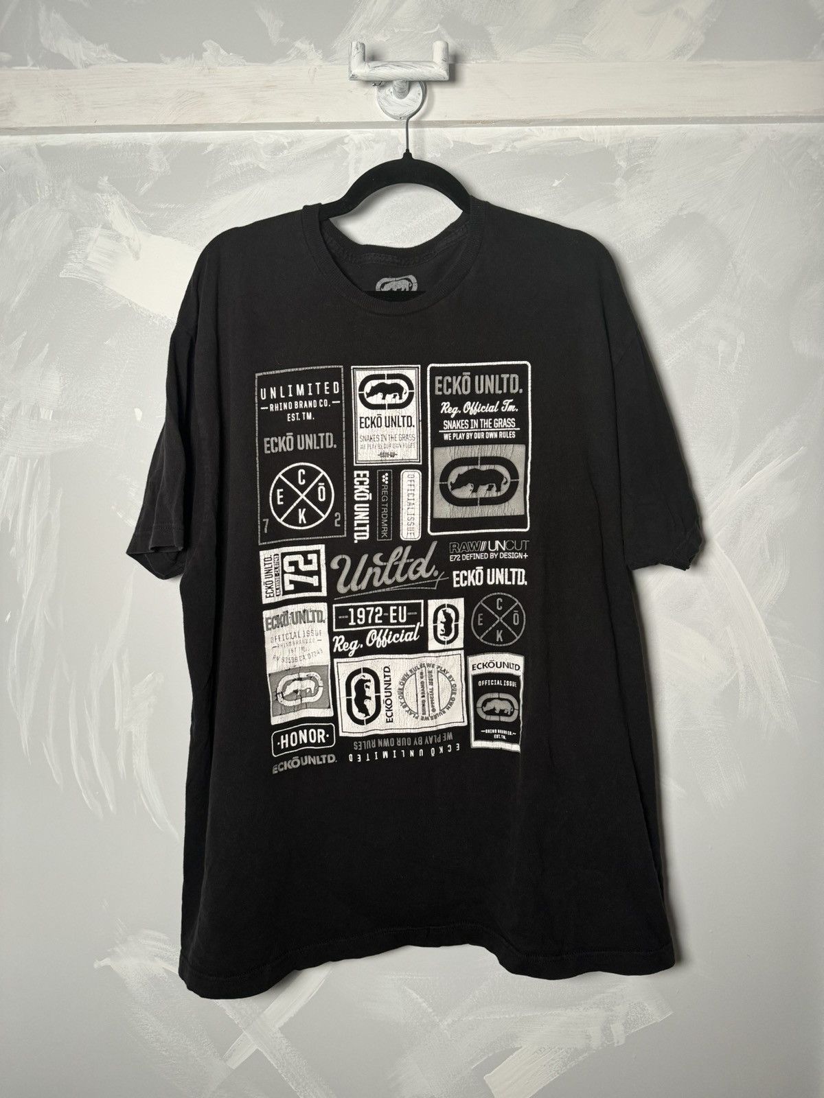 Ecko Unltd Vintage 3xl Oversized Skate Shirt Hoodie, Sweatshirt | FlexRushtees.com
