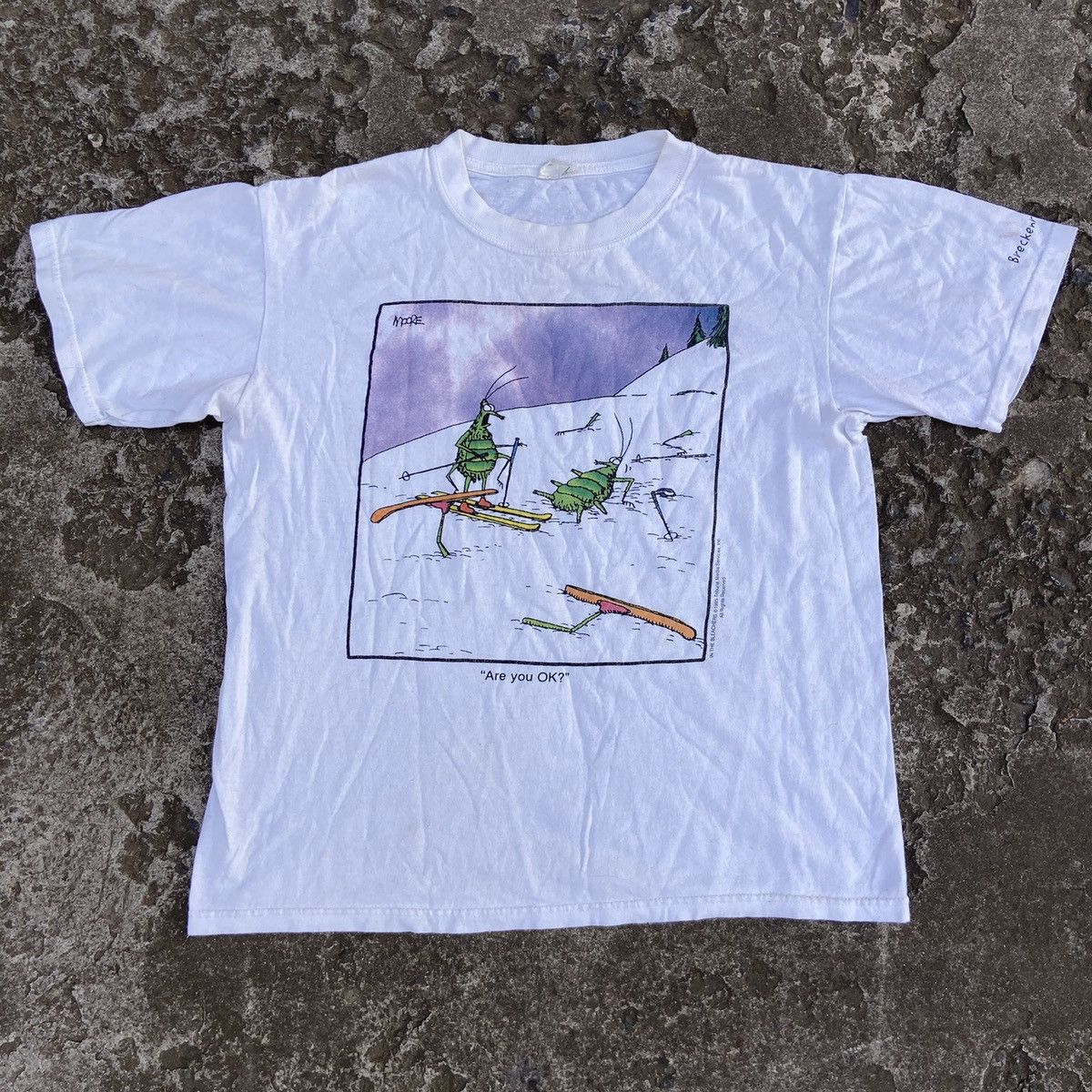 Vintage Are You Ok 1995 In The Bleachers Breckenridge Tee 412 Hoodie, Sweatshirt | FlexRushtees.com