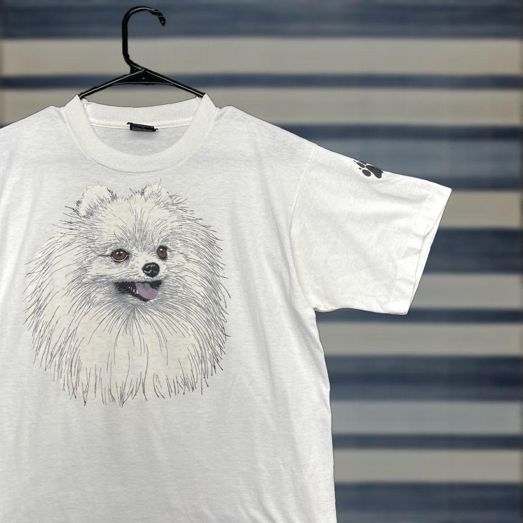 Vintage Screen Stars T Shirt Mens L White Christmas 90s Funny Graphic Print Crew Neck Short
