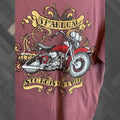 Delta Sturgis 2007 67th Annual Bike Week T Shirt Mens L Champagne Short Sleeve Shirt Mens Hoodie, Sweatshirt