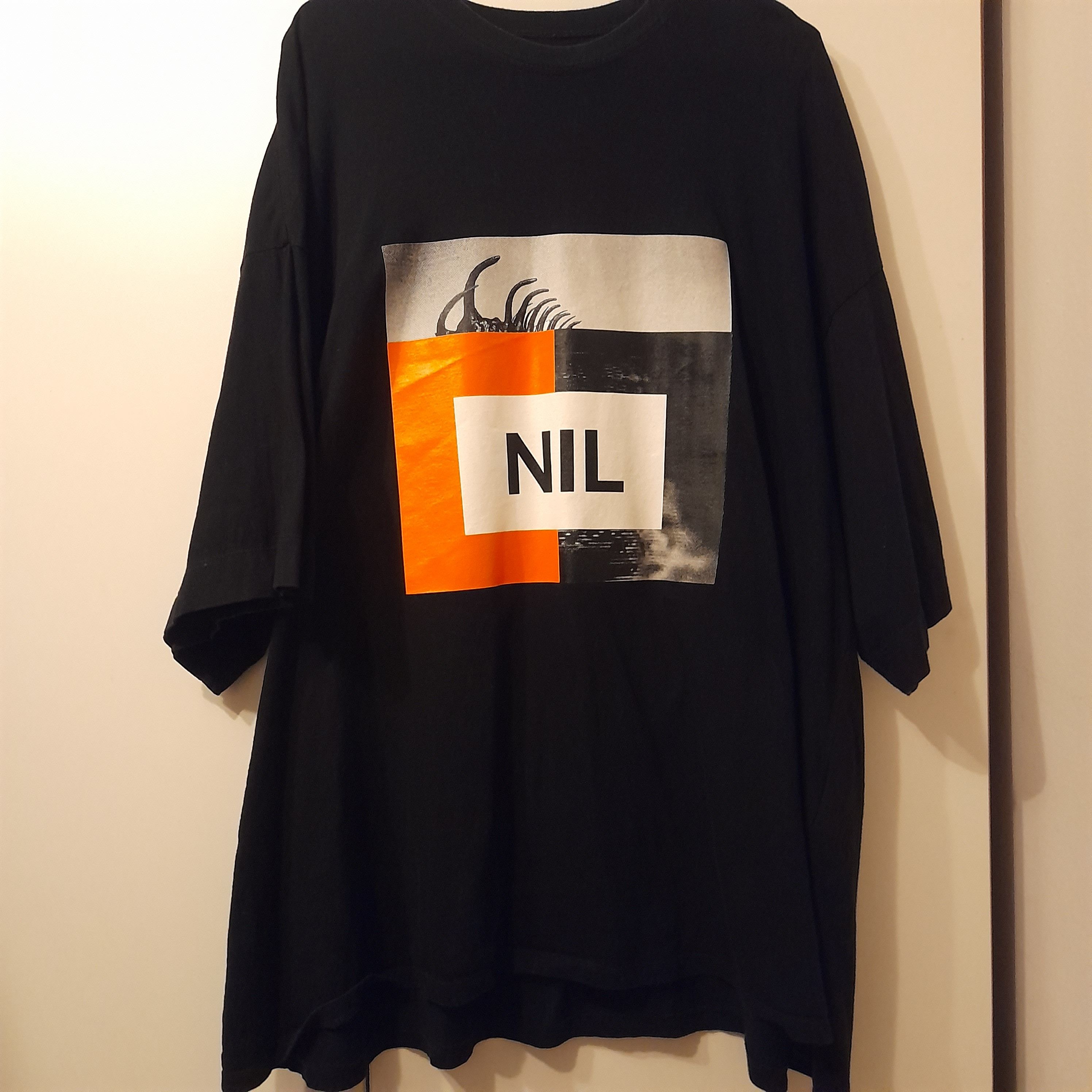 Nilos Fw18 Nil Mix Tee Oversize Showroom Sample 640cpm12 Hoodie, Sweatshirt | FlexRushtees.com