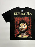 Rare Vintage 90s Sepultura By Backstagepass Version T Shirt Hoodie, Sweatshirt | FlexRushtees.com