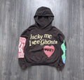 West Kanye West Lucky Me I See Ghosts Vintage Sun Faded Hoodie T-Shirts, Sweatshirt | FlexRushtees.com