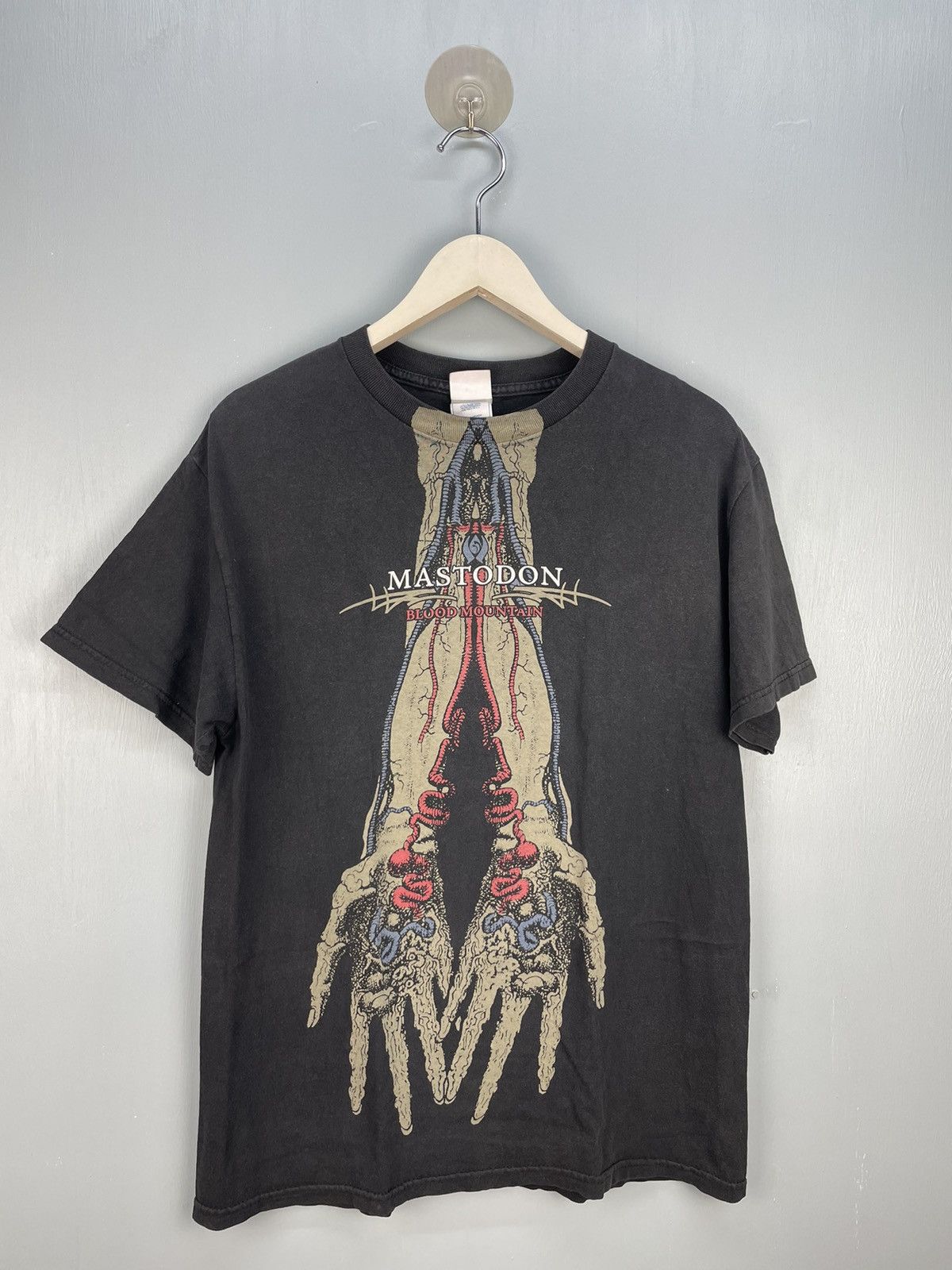 Band Tees Vintage Y2k Mastodon Heavy Metal Band Blood Mountain T Shirt