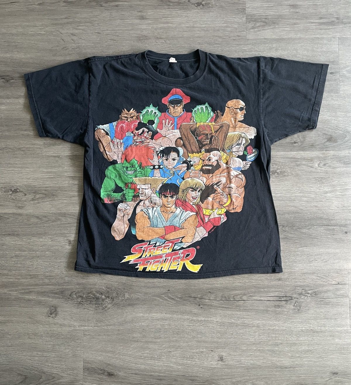 Anvil Vintage 90 S Anvil Capcom Street Fighter T Shirt Sz Xl