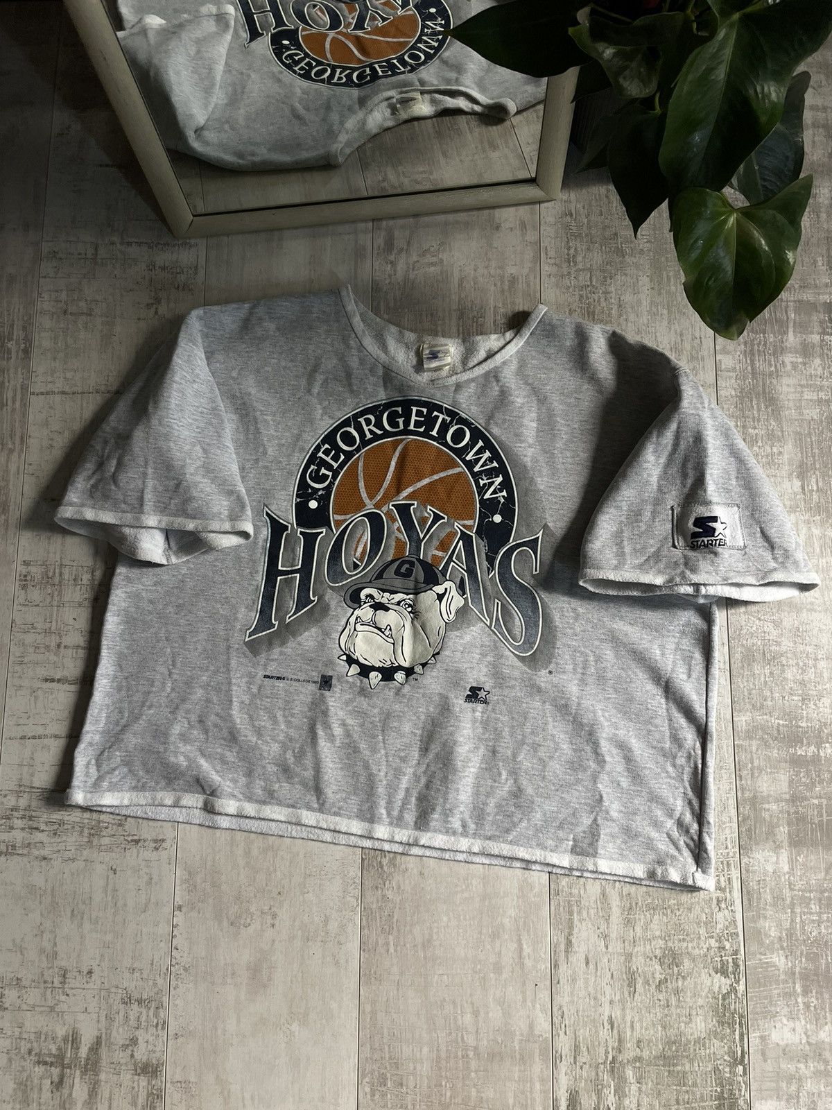 Vintage Starter 90 S Georgetown Hoyas 1993 T Shirt Rare