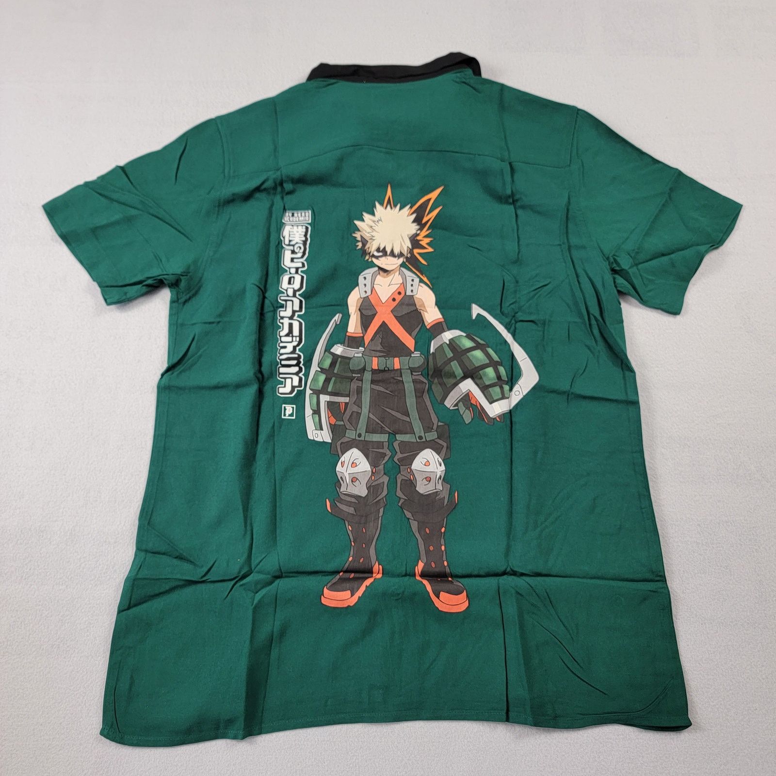 My Hero Academia Katsuki Bakugo Green Sz S 579 T-Shirts, Hoodie, Sweatshirt | FlexRushtees.com