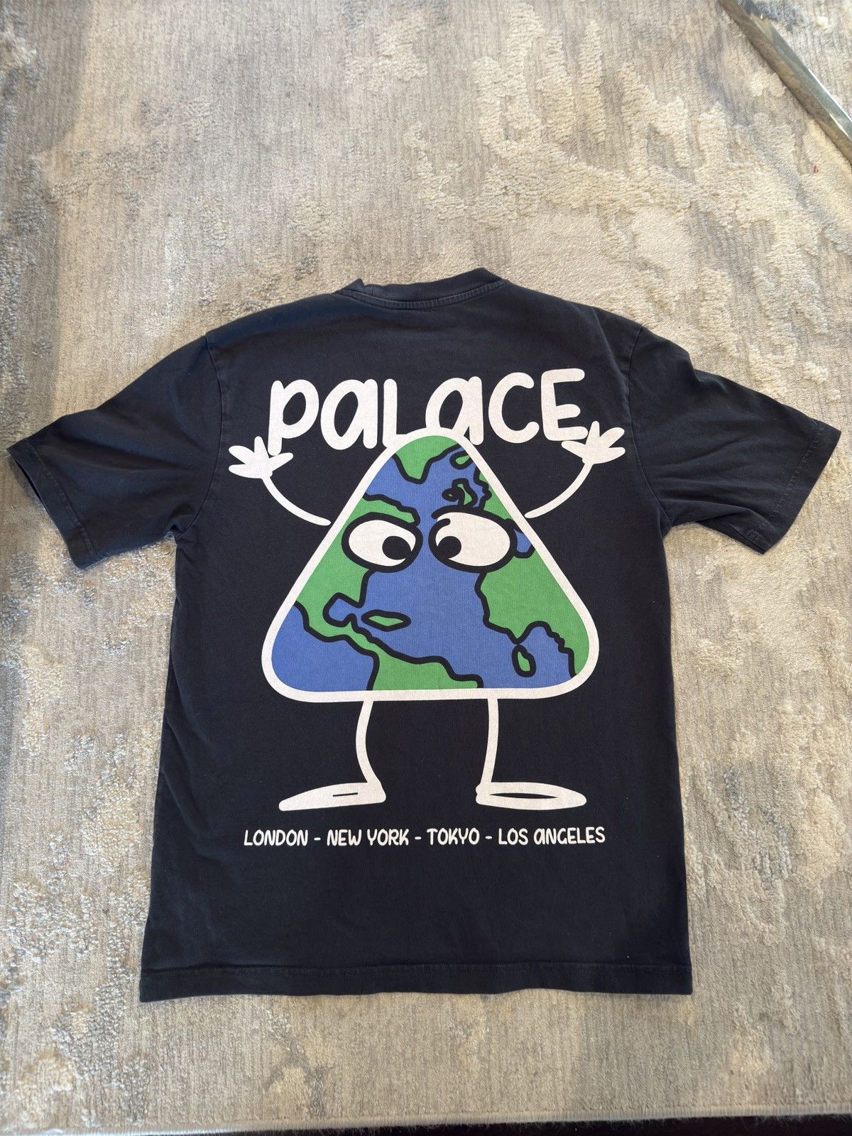 Palace Globlerone T Shirt Tee Black Hoodie, Sweatshirt | FlexRushtees.com