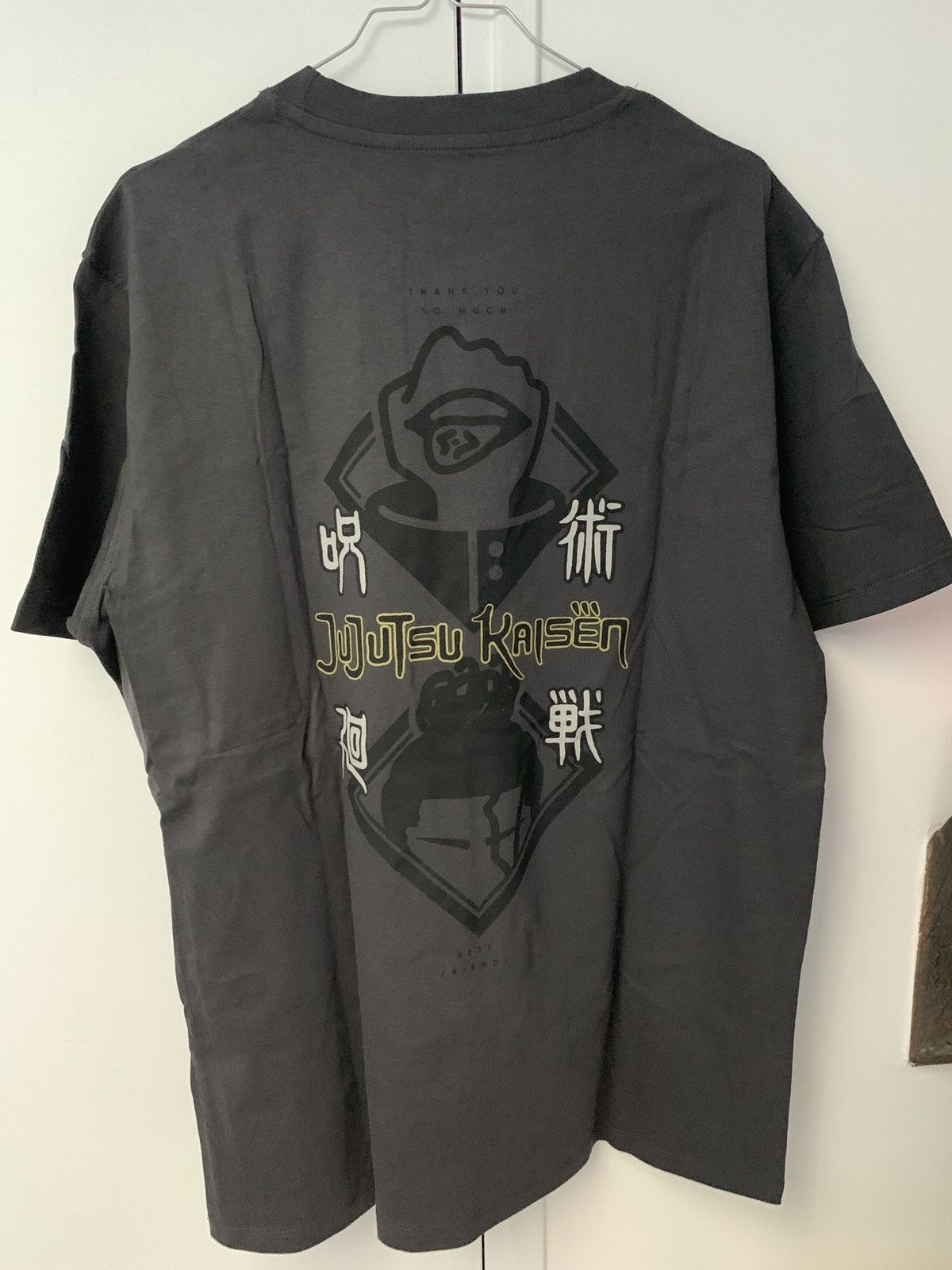 Japanese Brand Grey Jujutsu Kaisen Tee