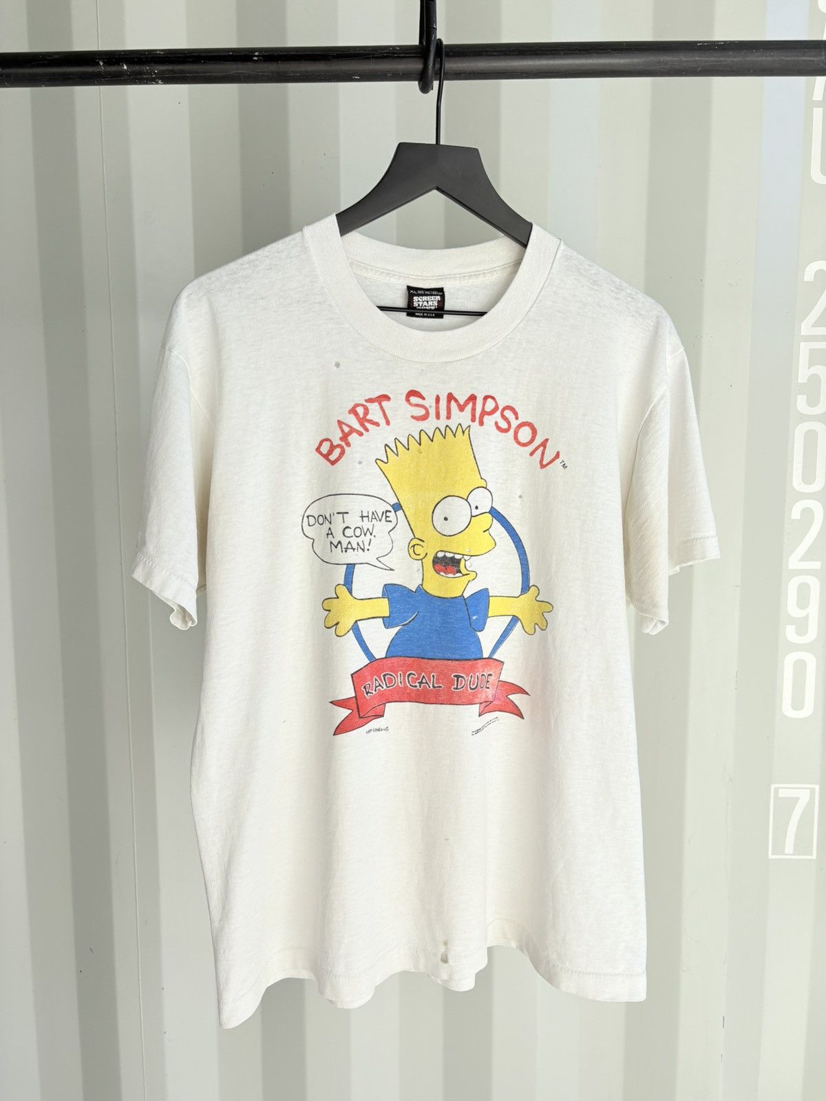Vintage Bart Simpson Don T Have A Cow Shirt Sun Faded Distress Hoodie, Sweatshirt | FlexRushtees.com