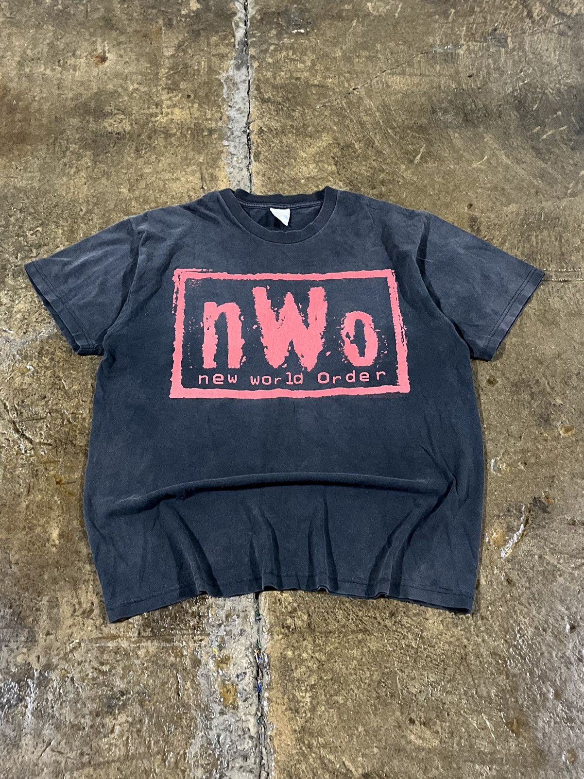 Wwf Vintage 90s New World Order Wwf Wrestling Logo Tee Shirt Hoodie, Sweatshirt | FlexRushtees.com