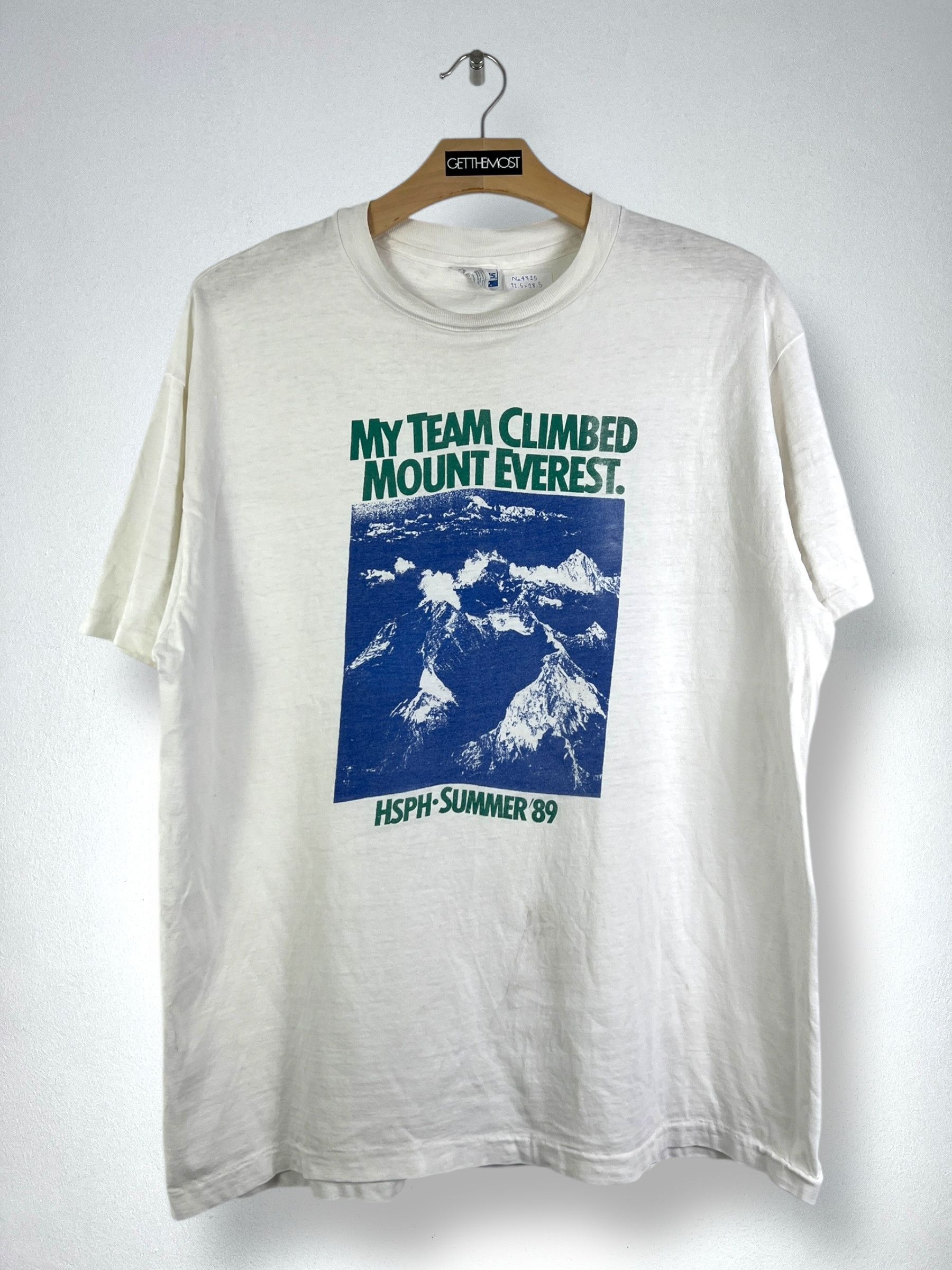 No 4725 Vintage 80s Graphic Tee Everest Hiking Team Xl Hoodie, Sweatshirt | FlexRushtees.com