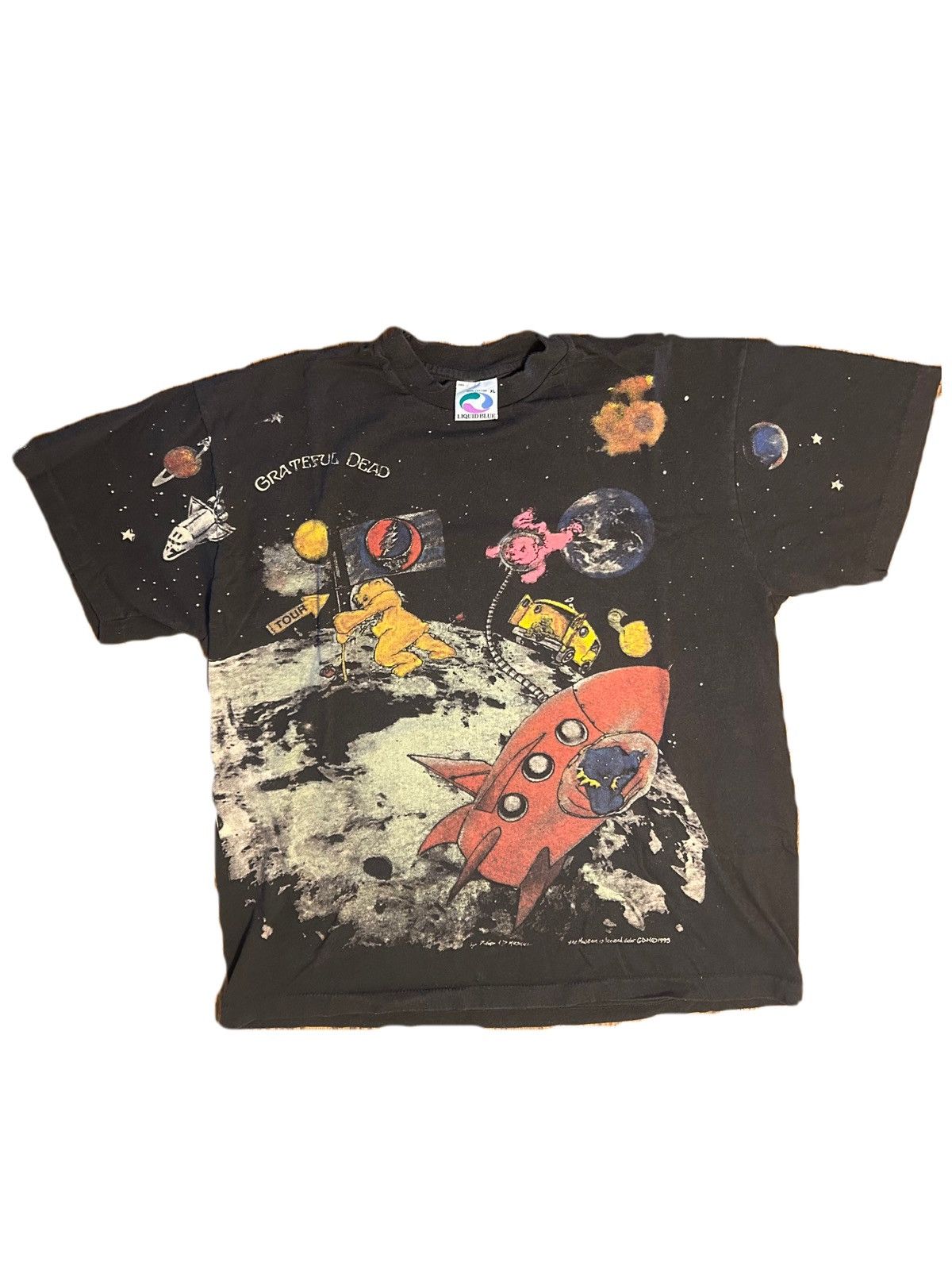 Grateful Dead X Vintage Vintage Rare 1995 Grateful Dead Aop T-Shirts, Hoodie, Sweatshirt | FlexRushtees.com