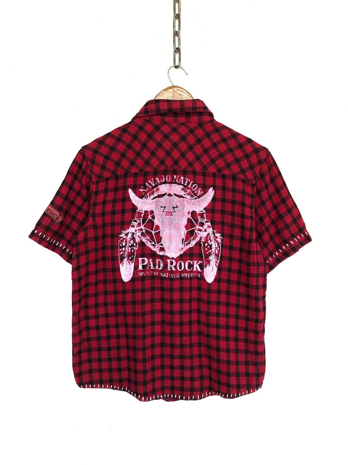 Seditionaries Padrock Red Tartan Seditionaries Navajo Flannel Shirt