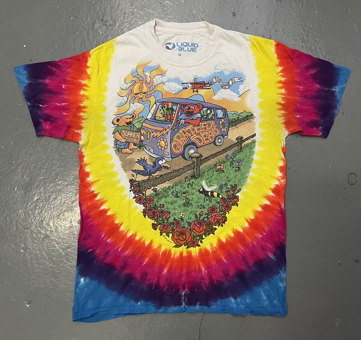 Liquid Blue X Vintage Grateful Dead 1994 Liquid Blue Tie Dye Shirt Hoodie, Sweatshirt | AU16VibeMintTees.com