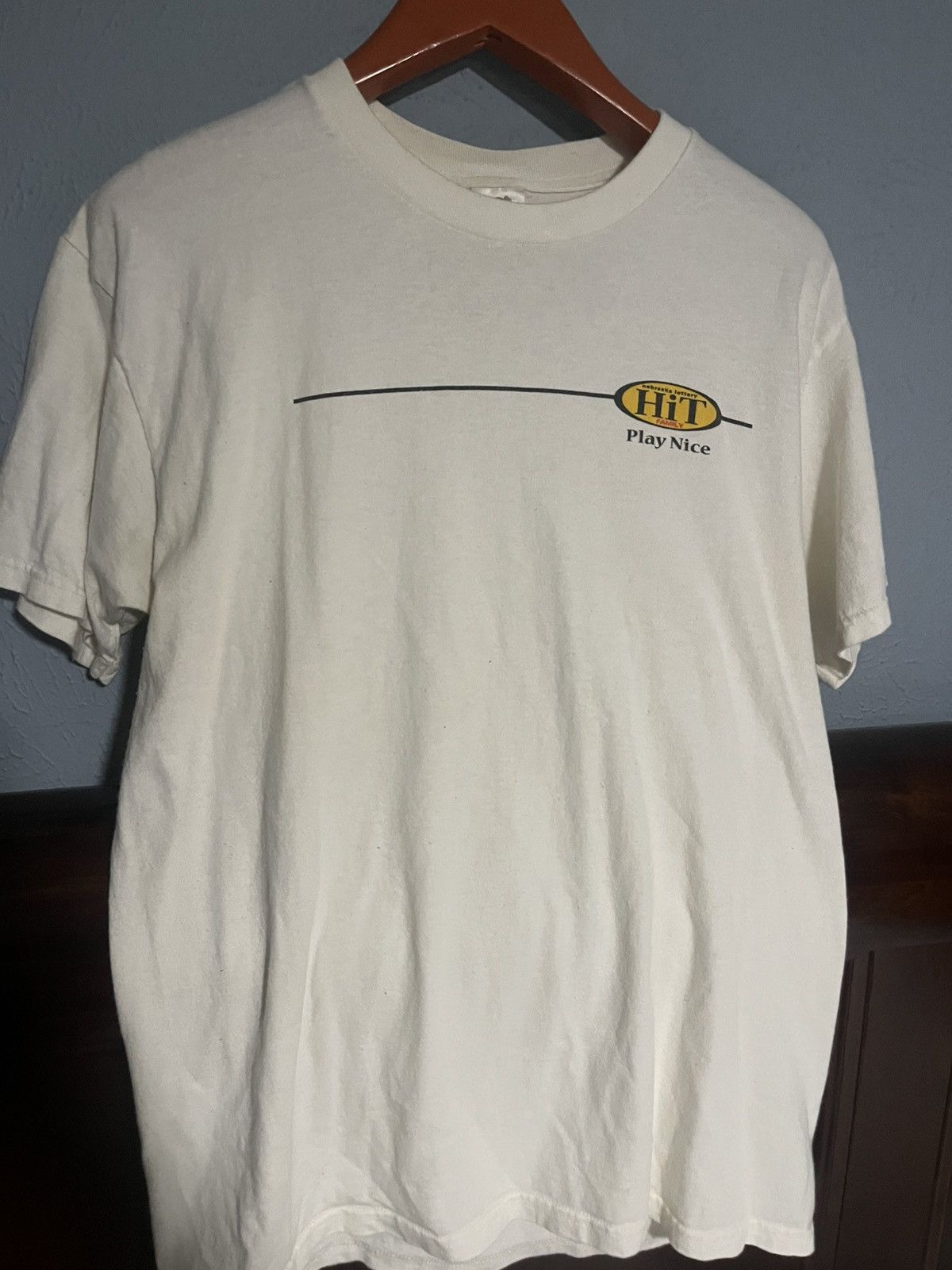 Vintage Fruit Of The Loom Nebraska Lottery Tee