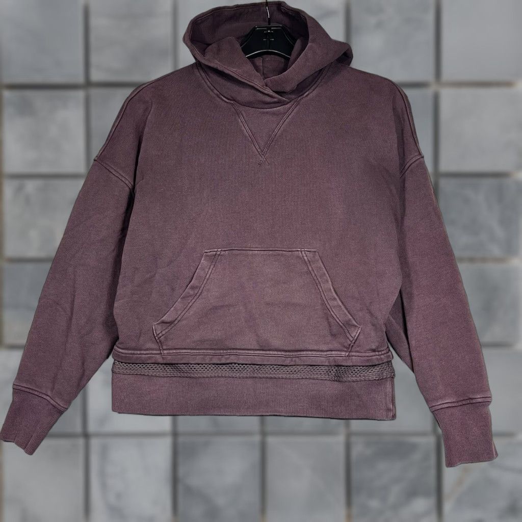 Lululemon Warm Down Hoodie Purple Sweatshirt Fleece Hooded Pullover Women 6 Hooded Sweatsh