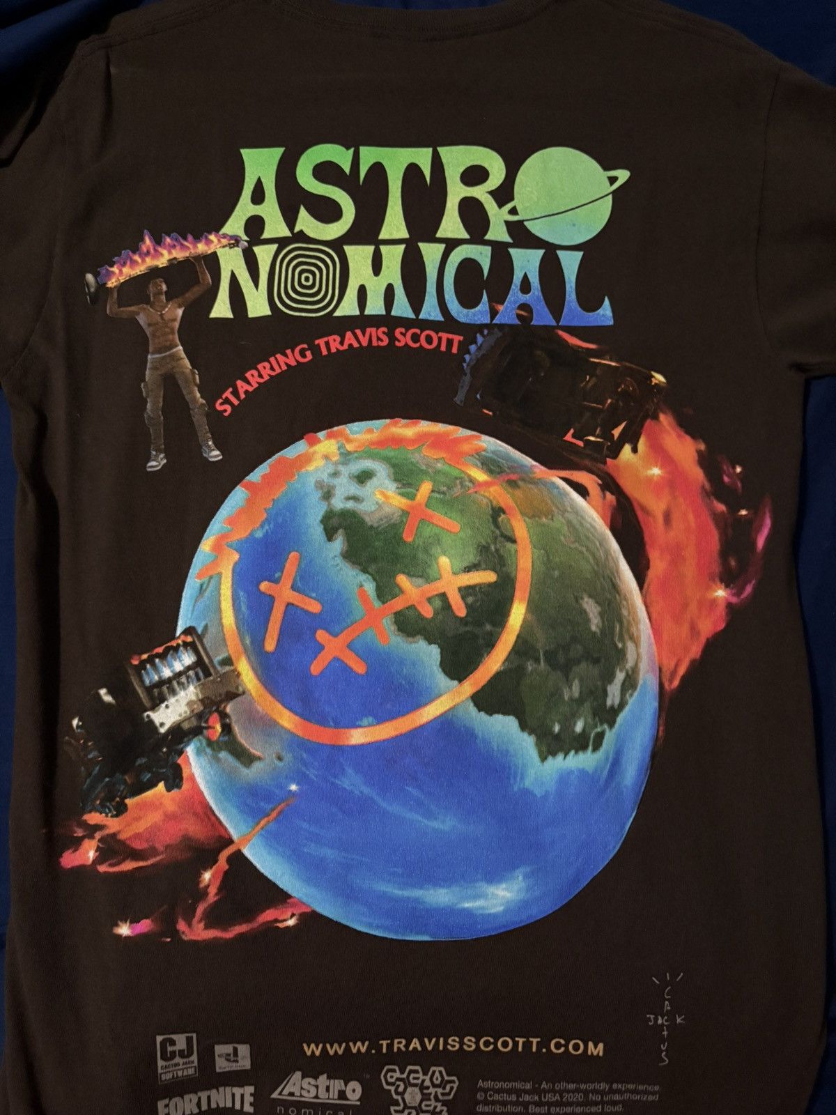 Scott Travis Scott Fortnite Concert Shirt