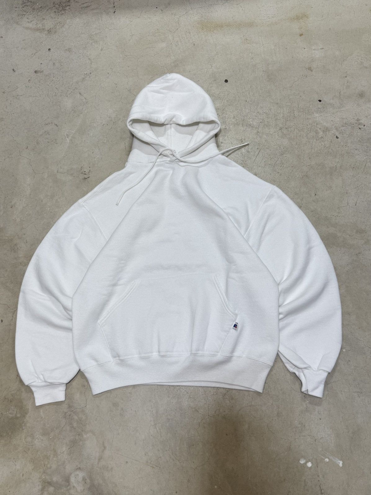Athletic Vintage Russell Athletics White Made In Usa Hoodie