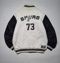 Vintage Varsity Boomber Spurs Nba Reversible