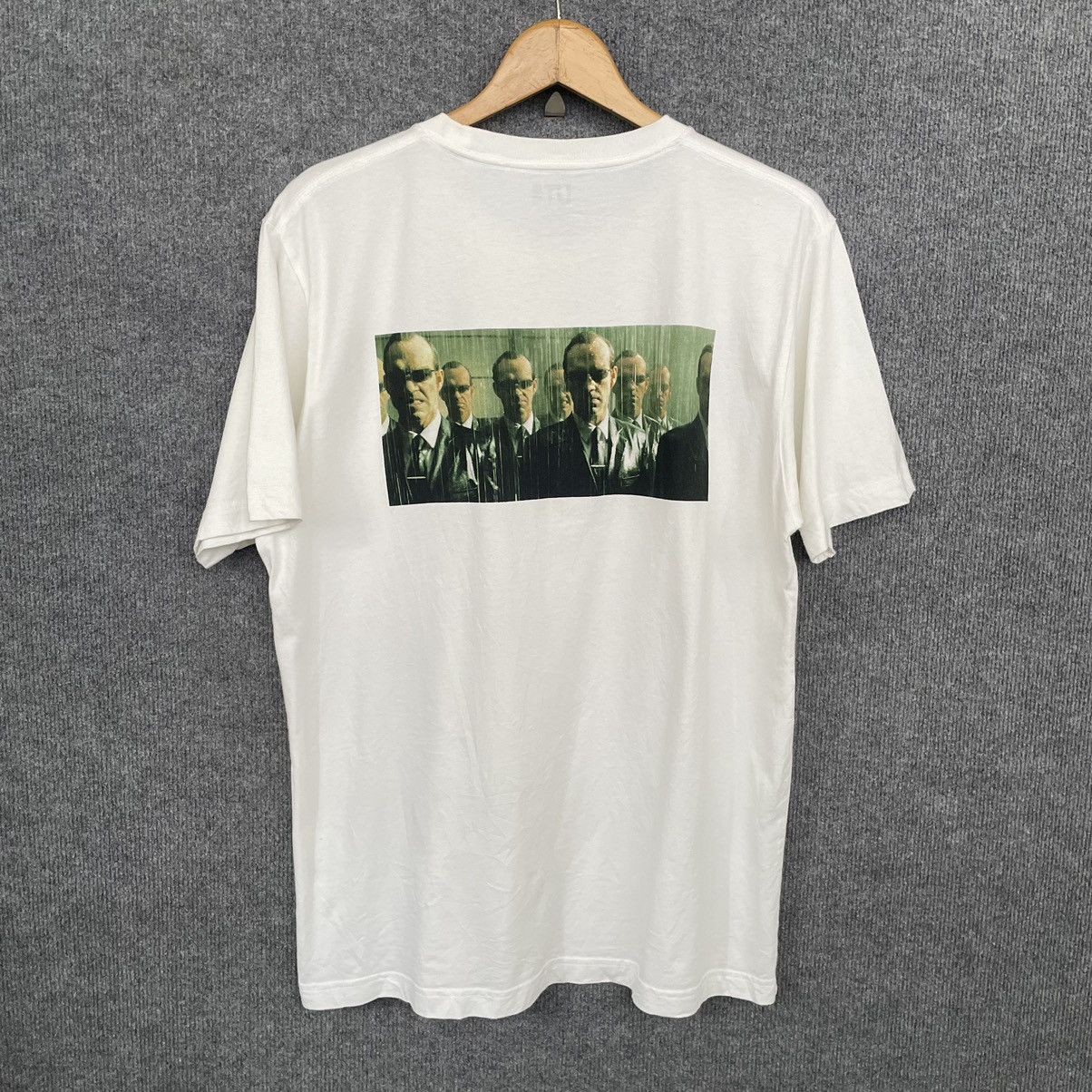 Vintage The Matrix Movie Agent Smith X Uniqlo T Shirt Hoodie, Sweatshirt | FlexRushtees.com