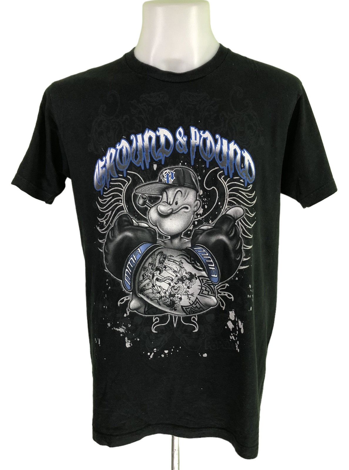 Vintage Popeye Big Print Mma Ground And Pound T-Shirts, Hoodie, Sweatshirt | FlexRushtees.com