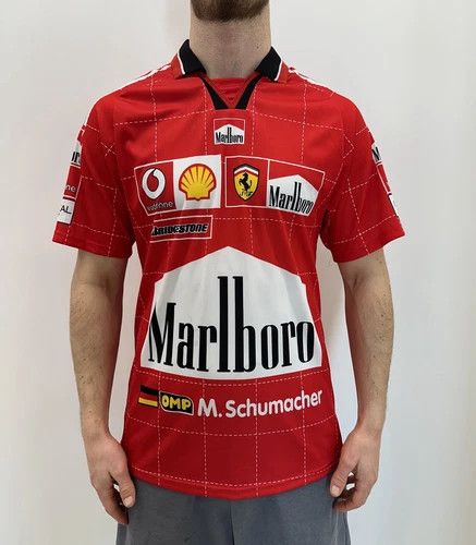 Vintage 2000s Schumacher Marlboro Racing T Shirt Ferrari F1 Hoodie, Sweatshirt | FlexRushtees.com