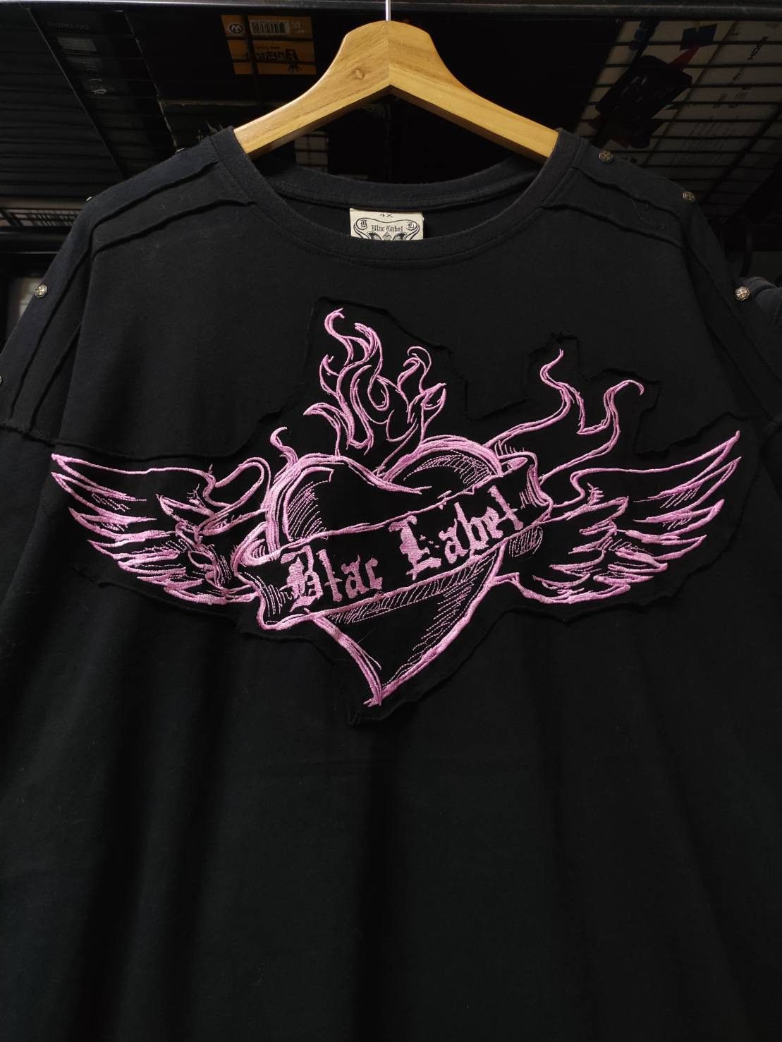 Ed Hardy X Southpole Y2k Blac Label Warrior Stay True T Shirt