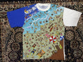 Vintage 90 S El Salvador Overprint Souvenirs Beach Summer Tee Shirt