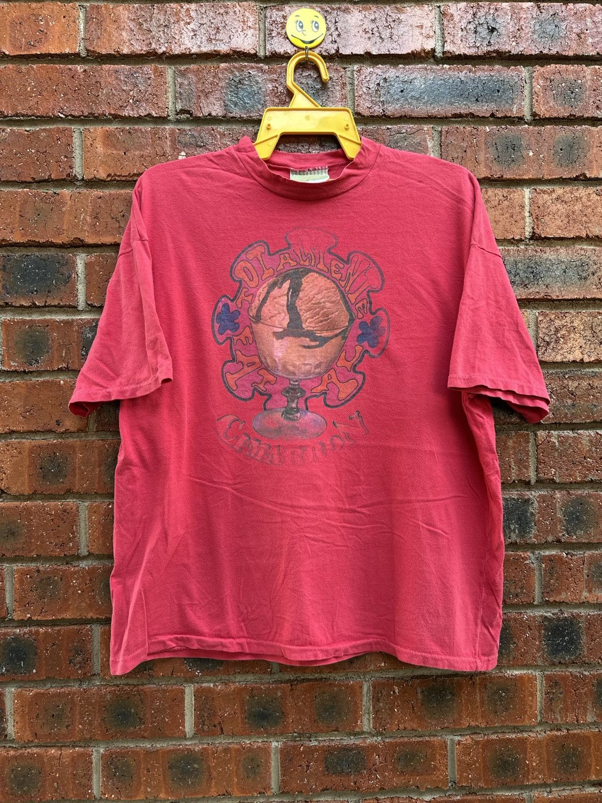 Vintage 90s Cimarron Folk Art Faded Boxy Tee Hoodie, Sweatshirt | FlexRushtees.com