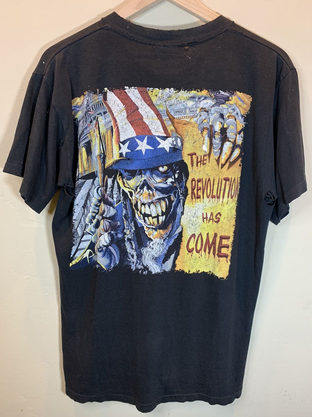 Rare Vintage Dope The Revolution Has Come Thrashed T Shirt Hoodie, Sweatshirt | FlexRushtees.com