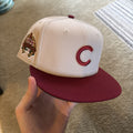 New Era Chicago Cubs 1986 Asg Fitted 7 5 8 Maroon Cream 59fifty
