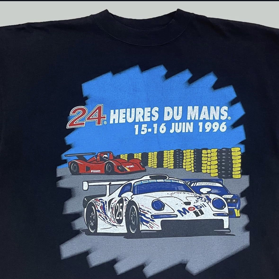 Porsche Design Super Rare Vintage 1996 Lemans 24 Hours Tee Hoodie, Sweatshirt | FlexRushtees.com