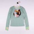 Vintage Custo Barcelona Y2k 2000 S Printed Long Sleeve Top