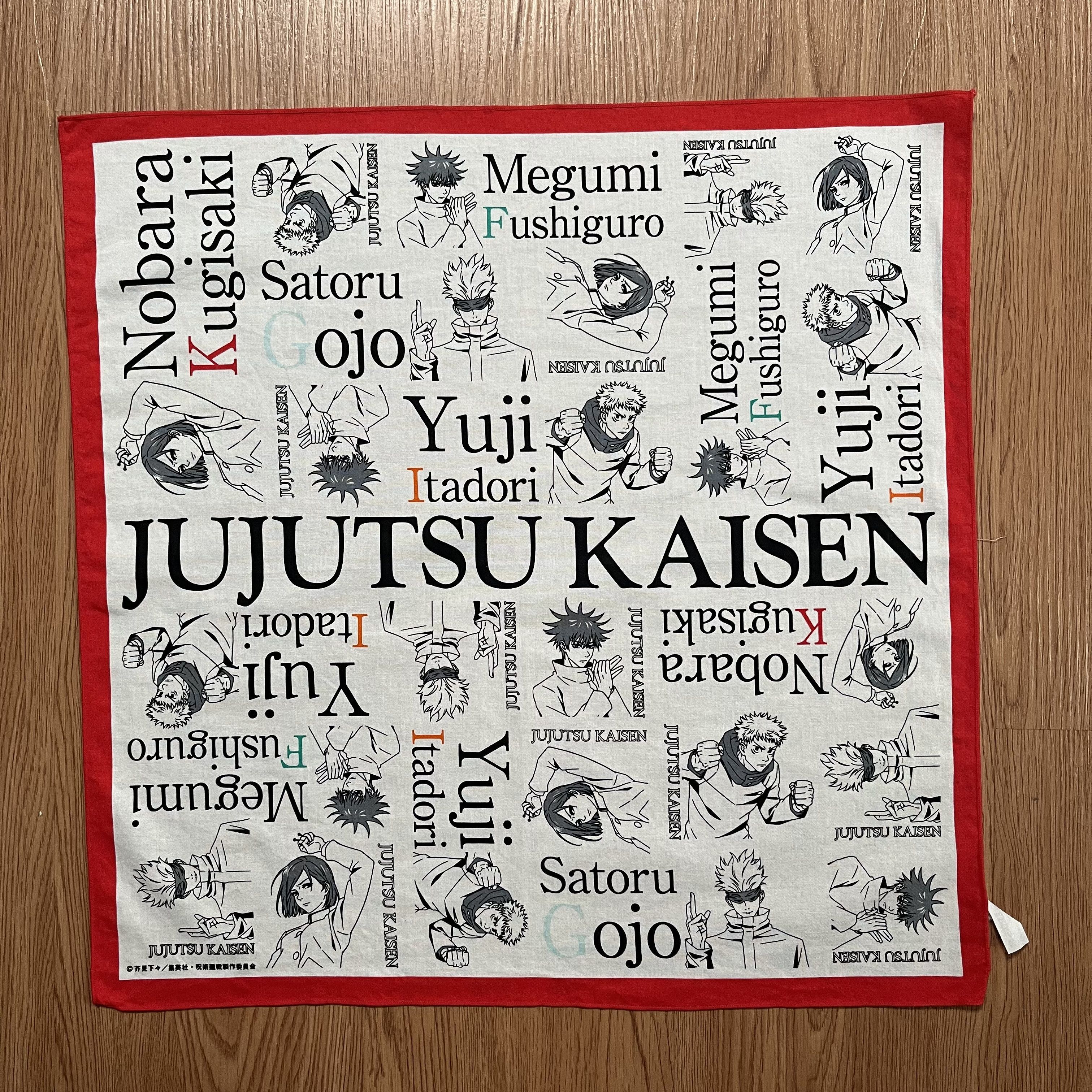 Anime Jujutsu Kaisen Handkerchief