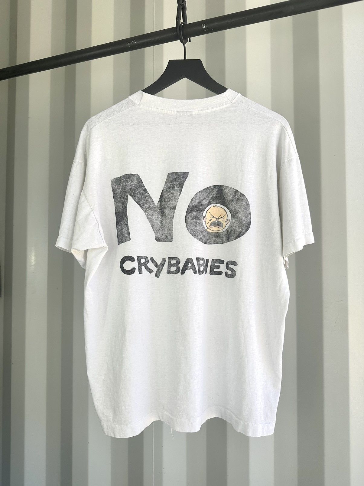 Fear No Crybabies Sun Faded Logo Shirt Funny Slogan Hoodie, Sweatshirt | FlexRushtees.com