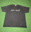 Vintage 90s Y2k Art Slut Grunge Funny Art Tee Black T Shirt Hoodie, Sweatshirt | FlexRushtees.com