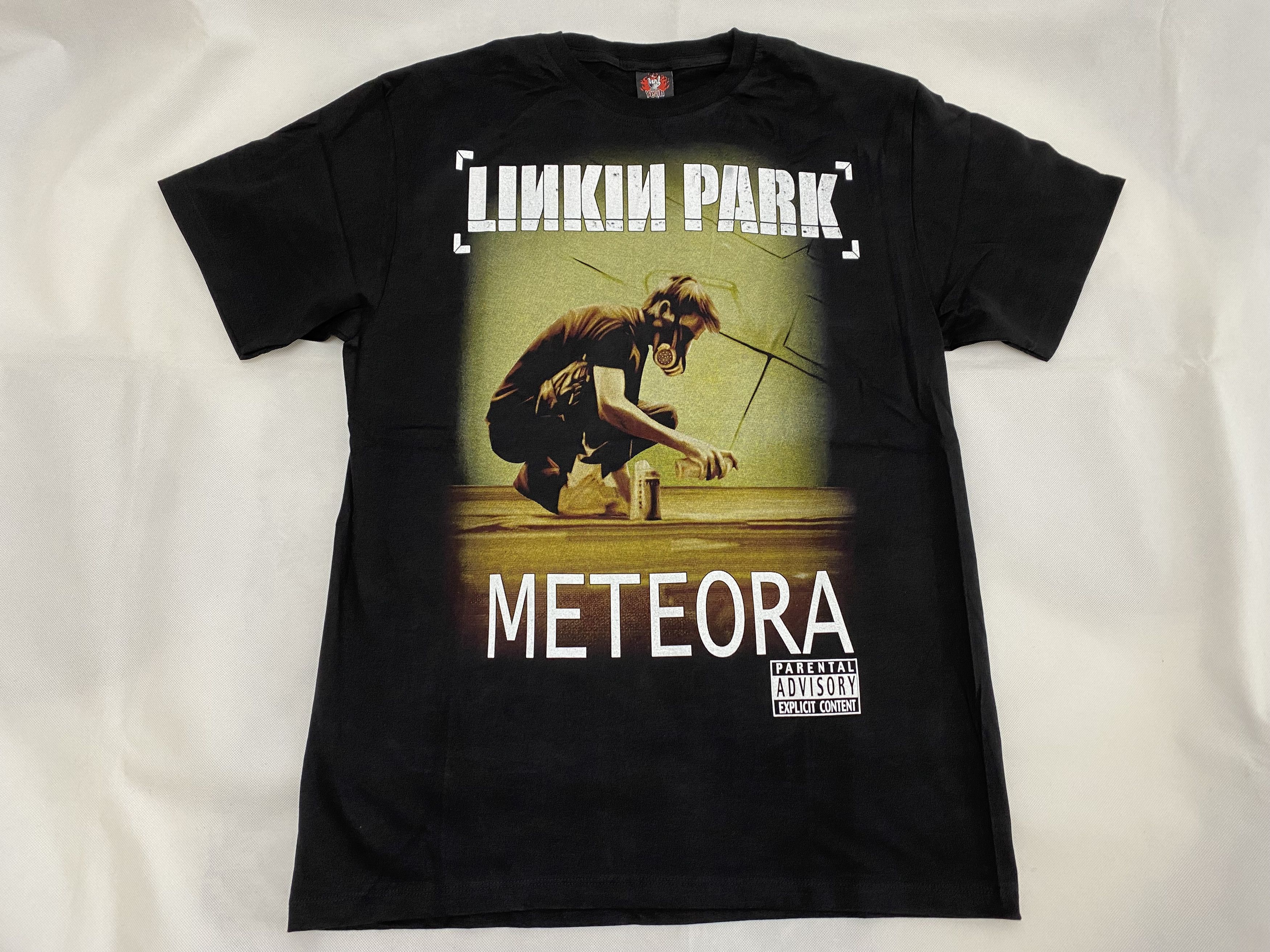 Band Tees Linkin Park Meteora Graphic T Shirt Large Black Hoodie, Sweatshirt | FlexRushtees.com