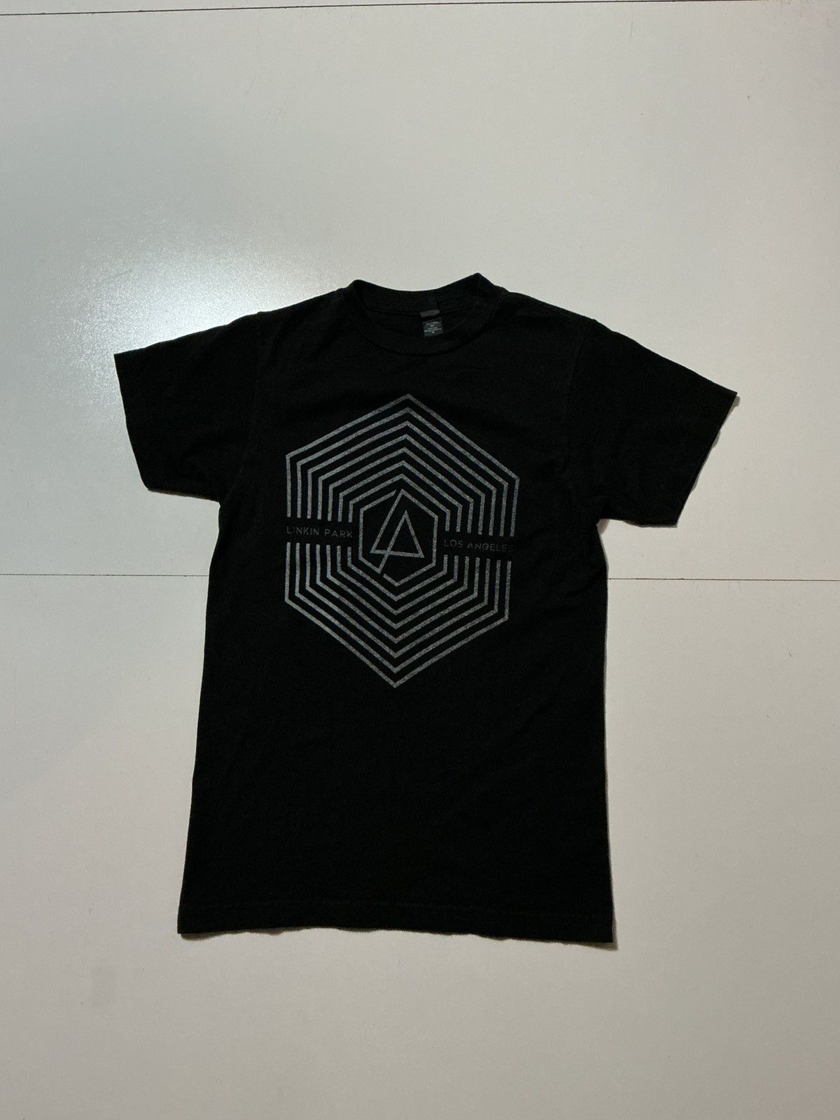 Band Tees Linkin Park Los Angeles Hexagon Lp Logo Rock Band T Shirt Hoodie, Sweatshirt | FlexRushtees.com