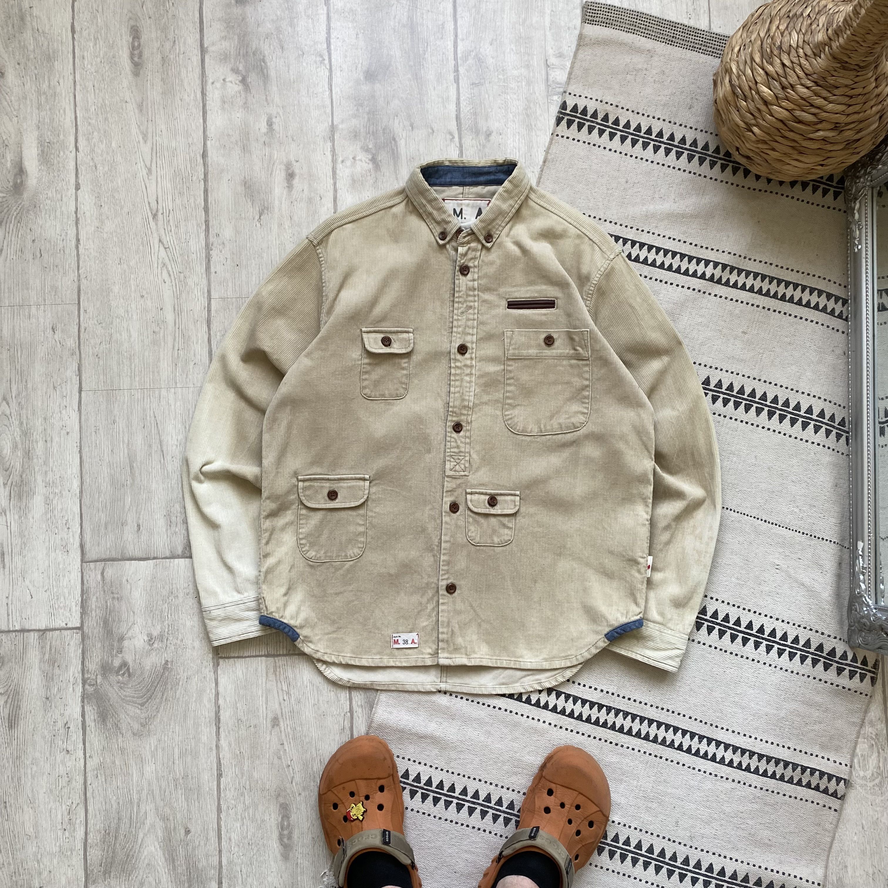 Marshall Artist Vintage Faded Marshall Artist Corduroy Shirt Heavy Overshirt