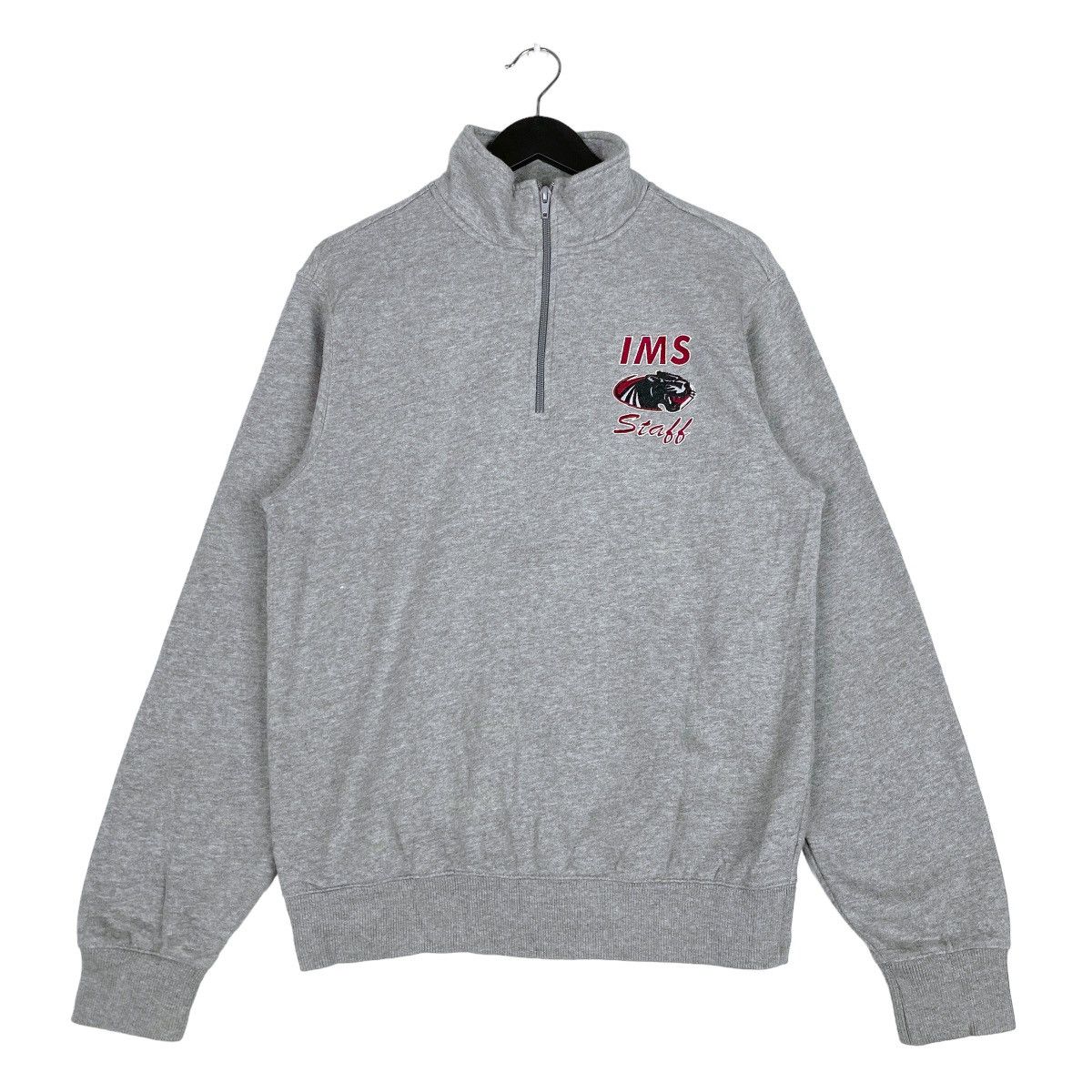 Vintage Sporttek Ims Small Embroidered Quater Zip Sweatshirt