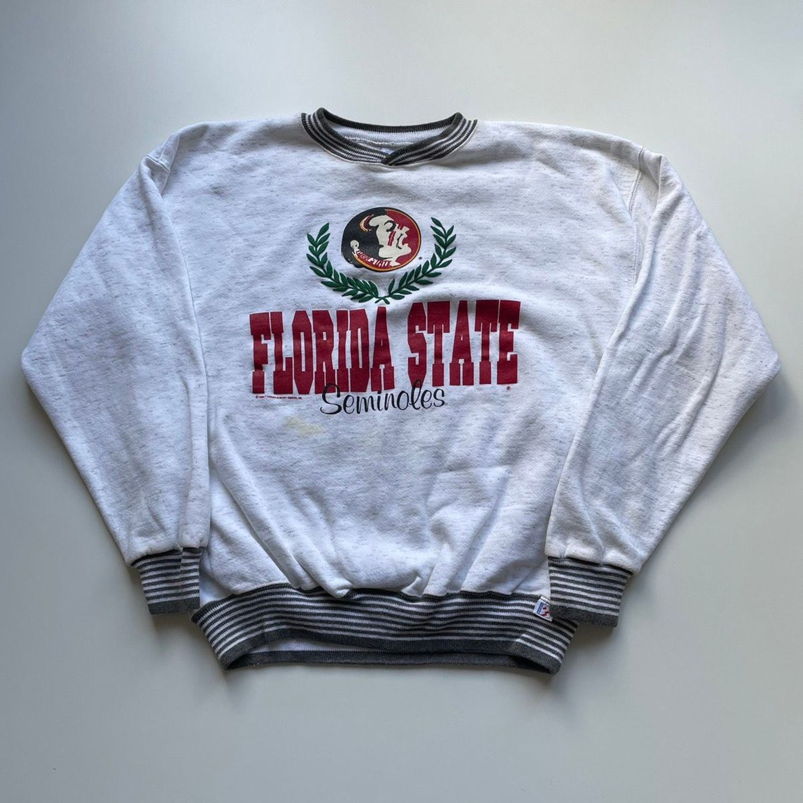 Vintage 1990s Florida Seminoles Ncaa Graphic Crewneck Large