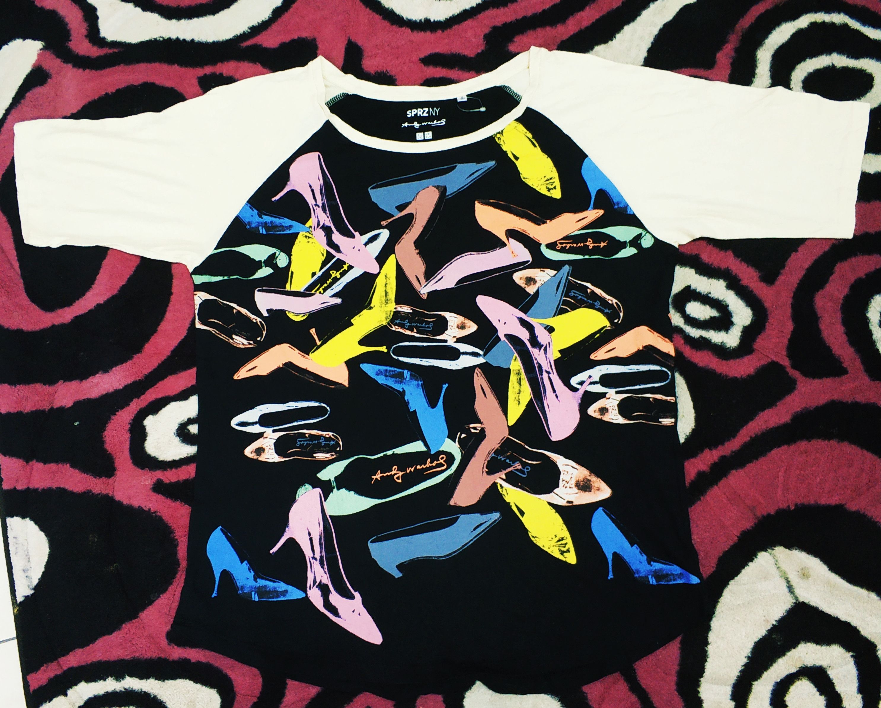 Uniqlo X Vintage 3 Quater Shirt Andy Warhol