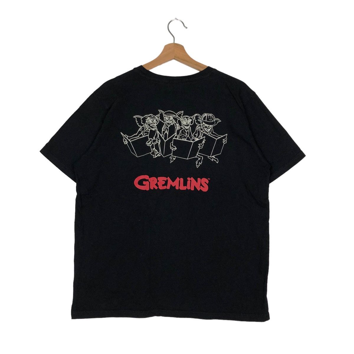 Japanese Brand Vintage Tee Movie Big Logog Gremlins Big Logo Streetwear