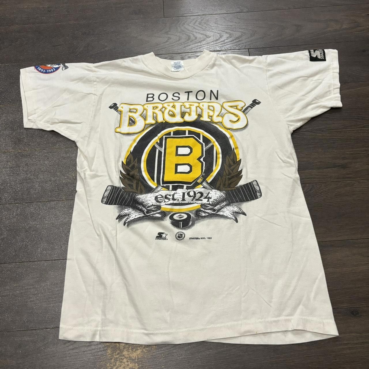 Starter Vintage Boston Bruins Starter T Shirt 93 S