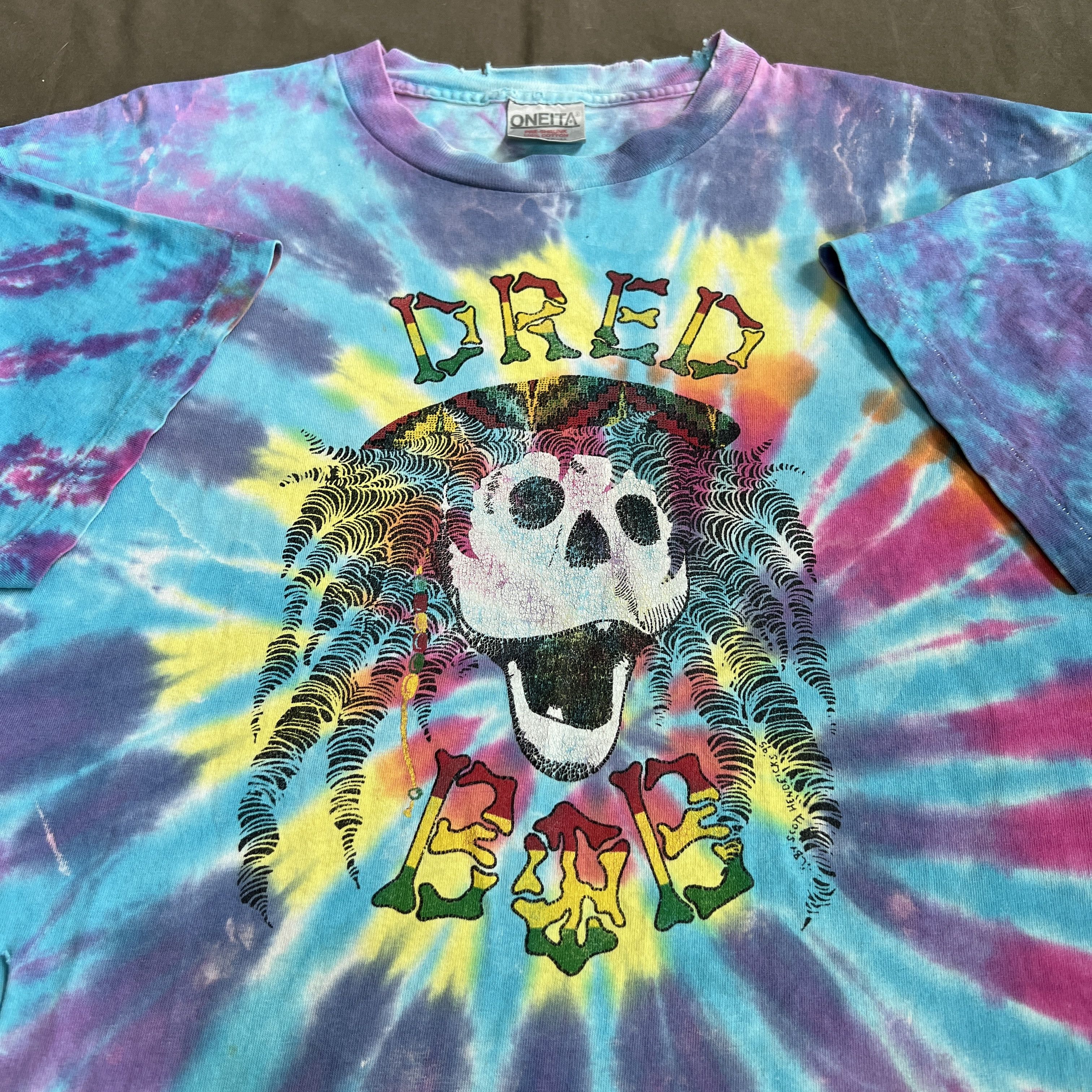 Vintage Vtg 90s Bob Marley Dred Bob Irie Rasta Promo Tee Shirt Hoodie, Sweatshirt | FlexRushtees.com