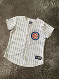 Majestic Authentic Mlb Chicago Cubs Jane 1 Pinstripe Jersey