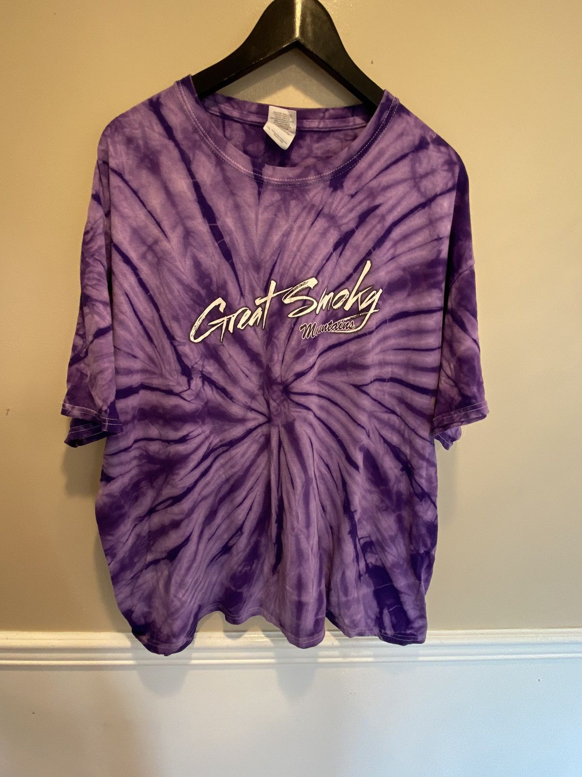Gildan Great Smoky Mountains Tee Gildan Xxl Purple
