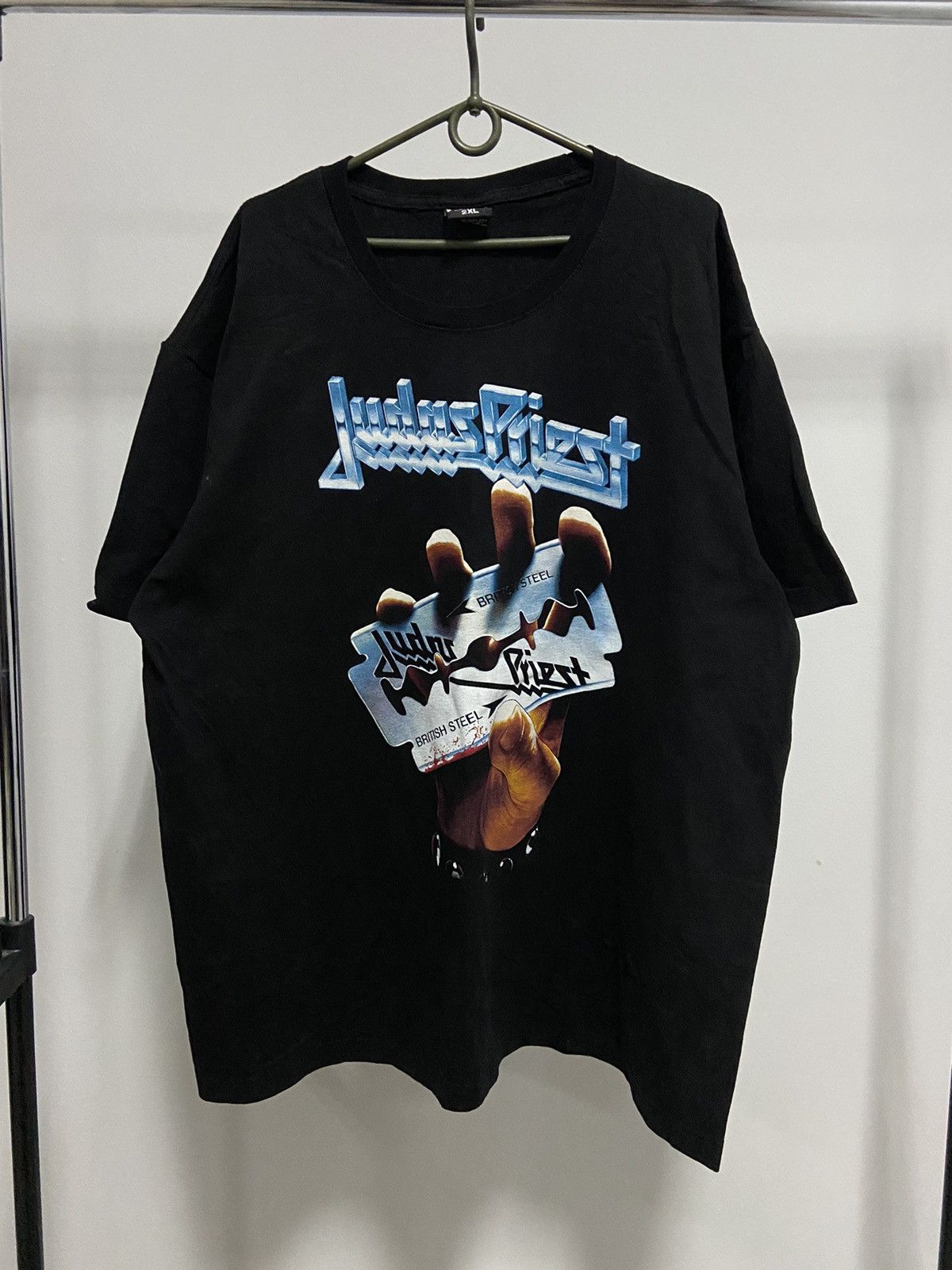 Vintage Judas Priest British Steel Big Logo T Shirt Vintage Hoodie, Sweatshirt | FlexRushtees.com